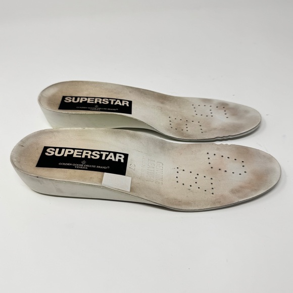 Golden Goose Superstar Glitter Low-Top Sneakers - Size 37 - Picture 8 of 9